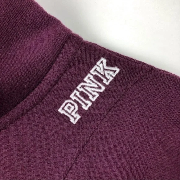 PINK Victoria’s Secret Mock Neck Half Zip Sweater XS - Picture 4 of 7